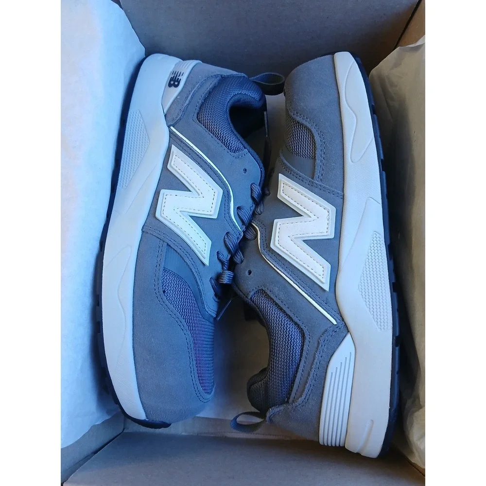 New Balance WUELEHM2 Womens Grey Composite Toe Slip Resistant Work Shoes 10 NEW
